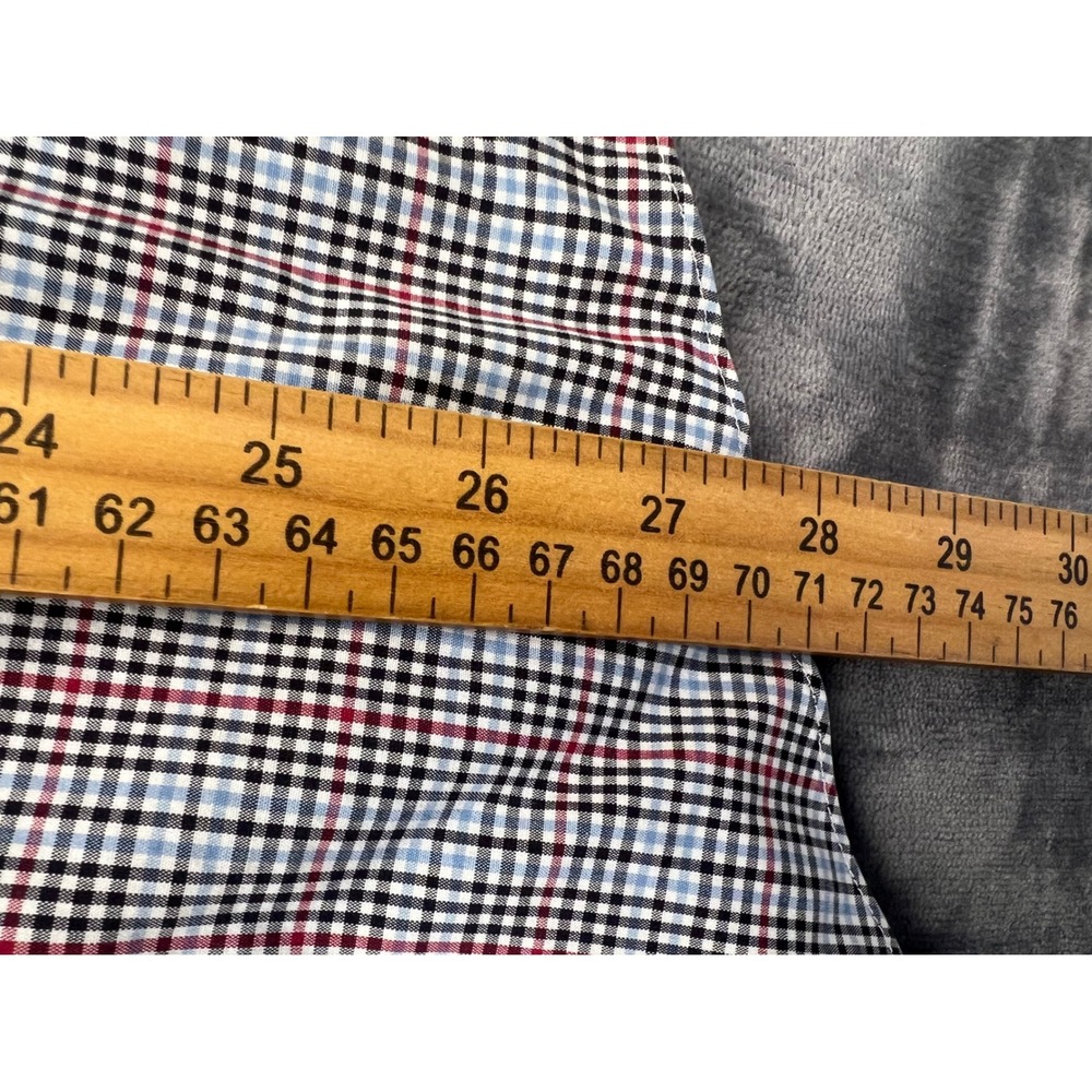 Brooks Brothers Button Down Shirt Mens Large Multi Color Check Slim Fit Non-Iron - Picture 6 of 6